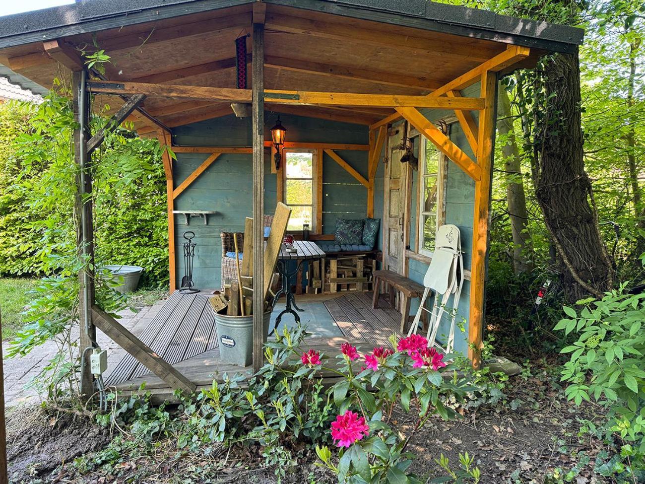 Supergezellig Vakantiehuis Met Hele Grote Tuin Bij Nijmegen Ewijk Exterior foto